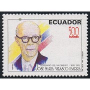 Ecuador 1269 1993 Cº Nacimiento Presidente José María Velasco Ibarra MNH 