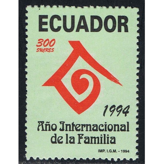 Ecuador 1290 1994 Año Internacional de la Família MNH Ecuador 1290 1994 Año Internacional de la Família MNH