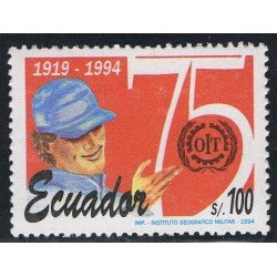 Ecuador 1310 1994 75 Aniversario OIT MNH Ecuador 1310 1994 75 Aniversario OIT MNH
