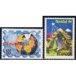 Ecuador 1314/15 1994 Navidad Christmas MNH Ecuador 1314/15 1994 Navidad Christmas MNH