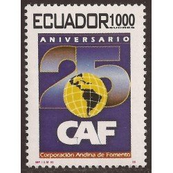 Ecuador 1327 1995 25 Aniv. CAF Andes MNH Ecuador 1327 1995 25 Aniv. CAF Andes MNH