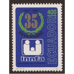 Ecuador 1333 1995 35 Aniversario INNFA Família MNH Ecuador 1333 1995 35 Aniversario INNFA Família MNH