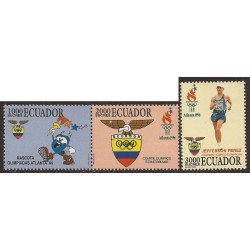 Ecuador 1354/56 1996 Juegos Olímpicos Olympic Games Atlanta Jefferson Perez MNH Ecuador 1354/56 1996 Juegos Olímpicos Olympic Games Atlanta Jefferson Perez MNH