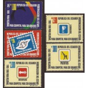 Ecuador 1358/62 1996 Modernización Cuerpos del Estado MNH 