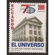 Ecuador 1369 1996 75 Aniversario Diario El Nacional Newspaper MNH 