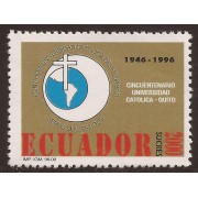 Ecuador 1371 1996 50 Aniversario Universidad Católica de Quito MNH