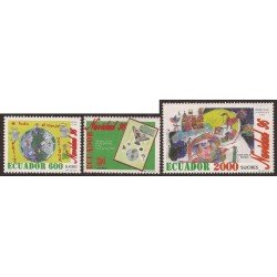 Ecuador 1375/77 1996 Navidad Christmas Fauna Bird Pájaro MNH Ecuador 1375/77 1996 Navidad Christmas Fauna Bird Pájaro MNH