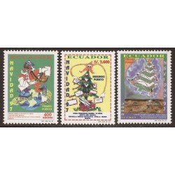 Ecuador 1401/03 1997 Navidad Christmas MNH Ecuador 1401/03 1997 Navidad Christmas MNH