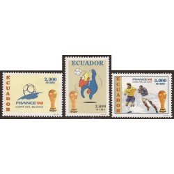 Ecuador 1405/07 1998 Múndial Fútbol football France 98 MNH Ecuador 1405/07 1998 Múndial Fútbol football France 98 MNH
