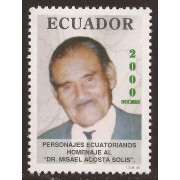 Ecuador 1408 1998 Dr. Misael Acosta Solis MNH