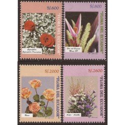 Ecuador 1409/12 19988 Flora flor flower Musa Rosa Aster Gypsophila MNH Ecuador 1409/12 19988 Flora flor flower Musa Rosa Aster Gypsophila MNH