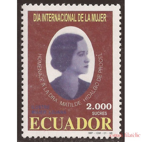 Ecuador 1413 1998 Día mundial de la Mujer MNH