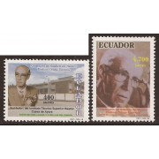 Ecuador 1421/22 1998 Cº Nacimiento Emiliano Ortega Loja MNH