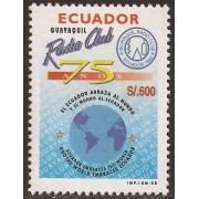 Ecuador 1424 1998 75 Aniversario Radio Club Guayaquil MNH 