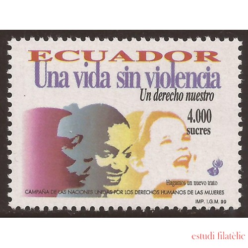 Ecuador 1436 1999 ONU Una vida sin violencia MNH 