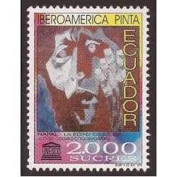 Ecuador 1439 1999 Pintura Painting Iberoamericana LaEdad de la Cólera Oswaldo MNH Ecuador 1439 1999 Pintura Painting Iberoamericana LaEdad de la Cólera Oswaldo MNH