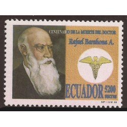 Ecuador 1442 Centº Muerte Dr. Rafael Barahona MNH Ecuador 1442 Centº Muerte Dr. Rafael Barahona MNH