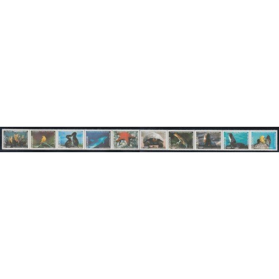 Ecuador 1455/64 1999 Fundación Charles Darwin Galápagos MNH Ecuador 1455/64 1999 Fundación Charles Darwin Galápagos MNH