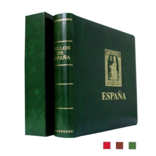 Álbum de sellos Olegario Cubiertas EXCLUSIVE PIEL Título Sellos de España 084092