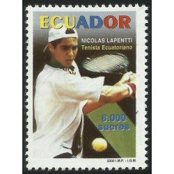 Ecuador 1491 2000 Tennis Nicolas Lapentti MNH Ecuador 1491 2000 Tennis Nicolas Lapentti MNH