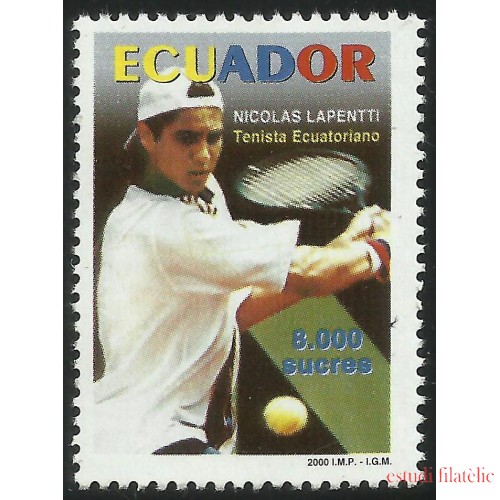 Ecuador 1491 2000 Tennis Nicolas Lapentti MNH 