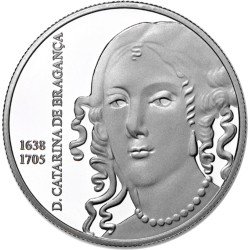 Portugal 2016 Moneda 5 € euros Conmemorativos Catarina de Bragança Portugal 2016 Moneda 5 € euros Conmemorativos Catarina de Bragança