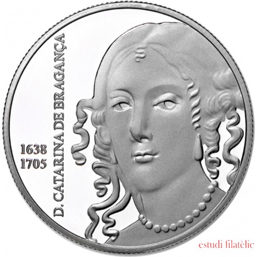 Portugal 2016 Moneda 5 € euros Conmemorativos Catarina de Bragança 