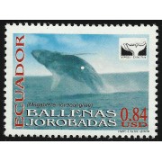 Ecuador 1506 2000 Fauna  Ballena whale Megaptera MNH 