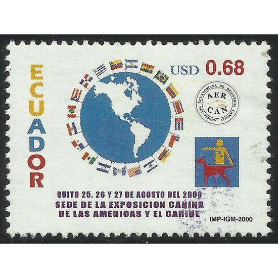 Ecuador 1507 2000 Exposición Canina de las Américas y Caribe Perro dog MNH Ecuador 1507 2000 Exposición Canina de las Américas y Caribe Perro dog MNH