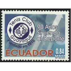 Ecuador 1508 2000 90 Aniversario Tennis Club Guayaquil MNH Ecuador 1508 2000 90 Aniversario Tennis Club Guayaquil MNH