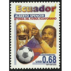 Ecuador 1509 2000 Futbolista Alberto Spencer Fútbol Football MNH Ecuador 1509 2000 Futbolista Alberto Spencer Fútbol Football MNH