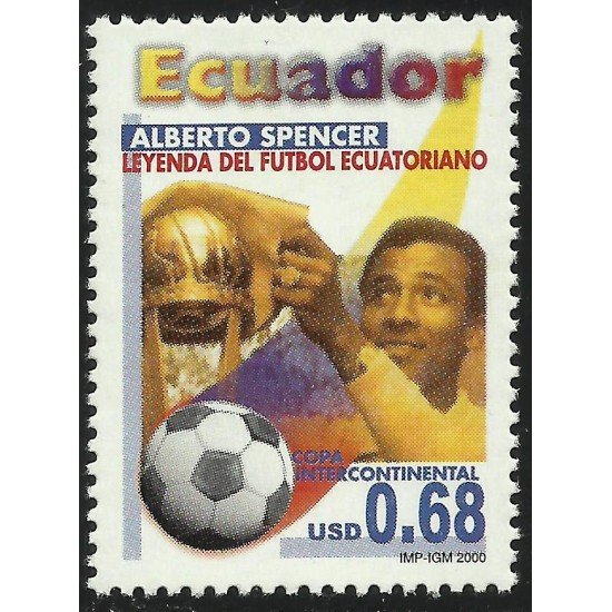 Ecuador 1509 2000 Futbolista Alberto Spencer Fútbol Football MNH