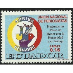 Ecuador 1524 2000 Unión Nacional de Periodistas journalists MNH Ecuador 1524 2000 Unión Nacional de Periodistas journalists MNH
