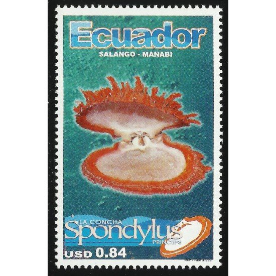 Ecuador 1531 2000 La Concha Spondylus Salango Manabi MNH Ecuador 1531 2000 La Concha Spondylus Salango Manabi MNH