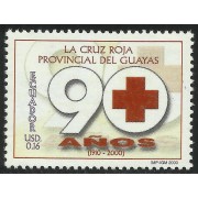 Ecuador 1534 2000 90 Aniversario Cruz Roja Red Cross MNH