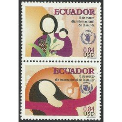Ecuador 1536/37 2001 8 Marzo Día Internacional de la Mujer MNH Ecuador 1536/37 2001 8 Marzo Día Internacional de la Mujer MNH