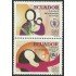 Ecuador 1536/37 2001 8 Marzo Día Internacional de la Mujer MNH