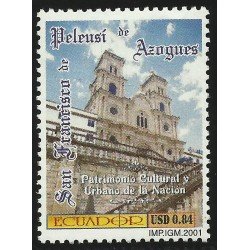 Ecuador 1564 2001 Patrimonio San Francisco de Peleusi de Azogues MNH Ecuador 1564 2001 Patrimonio San Francisco de Peleusi de Azogues MNH