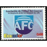 Ecuador 1565 2001 Asociación Fútbol de Guayas Football MNH