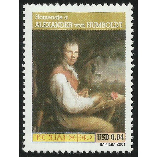 Ecuador 1566 2001 Alexander Von Humbdolt Pintura Painting MNH Ecuador 1566 2001 Alexander Von Humbdolt Pintura Painting MNH