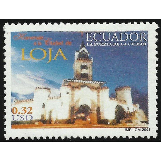 Ecuador 1572 2001 Homenaje Ciudad de Loja MNH Ecuador 1572 2001 Homenaje Ciudad de Loja MNH