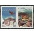 Ecuador 1581/82 2001 FRAPZOO Fauna Cóndor Andino Pájaro Bird MNH