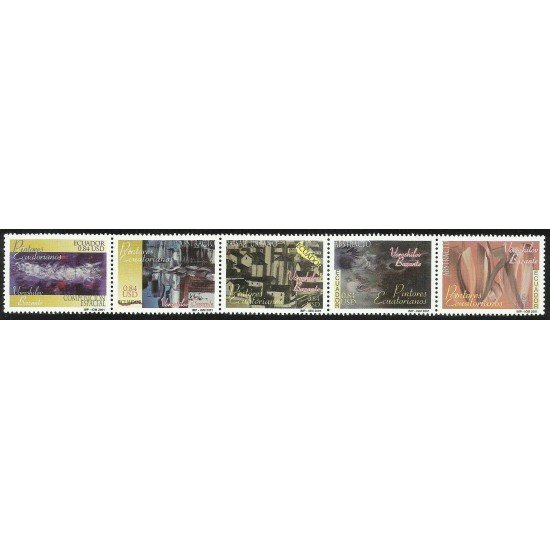 Ecuador 1594/98 2001 Pintores Ecuatorianos Painting Voroshilov Bazante MNH
