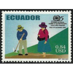 Ecuador 1600 2001 FAO Cumbre Mundial sobre la Alimentación MNH Ecuador 1600 2001 FAO Cumbre Mundial sobre la Alimentación MNH