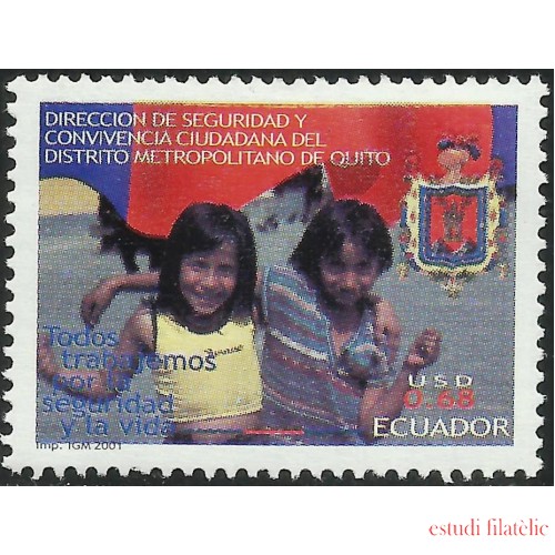 Ecuador 1612 2001 Dirección Seguridad Distrito de Quito MNH 