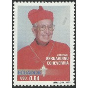 Ecuador 1613 2001 Cardenal Bernardino Echevaría Religión MNH 