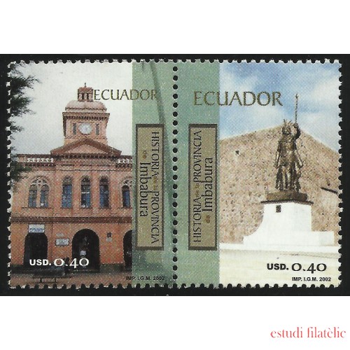 Ecuador 1642/43 2002 Historia Provincia de Imbabura MNH  