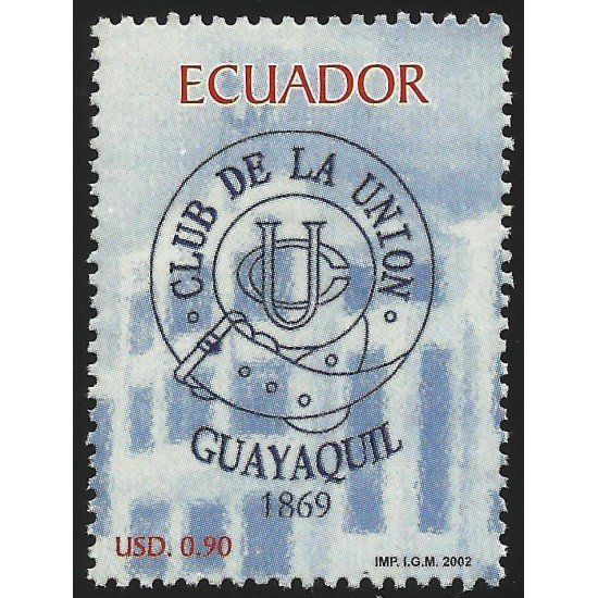 Ecuador 1644 2002 Club de La Unión Guayaquil MNH Ecuador 1644 2002 Club de La Unión Guayaquil MNH