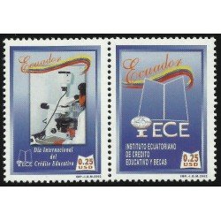 Ecuador 1645/46 2002 Instituto Ecuatoriano de Credito Educativo y Becas MNH Ecuador 1645/46 2002 Instituto Ecuatoriano de Credito Educativo y Becas MNH