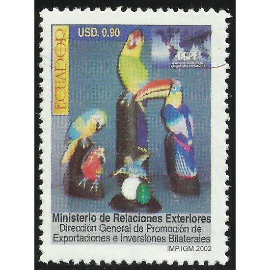 Ecuador 1665 2002 Ministerio de Relaciones Exteriores Pájaro bird MNH
